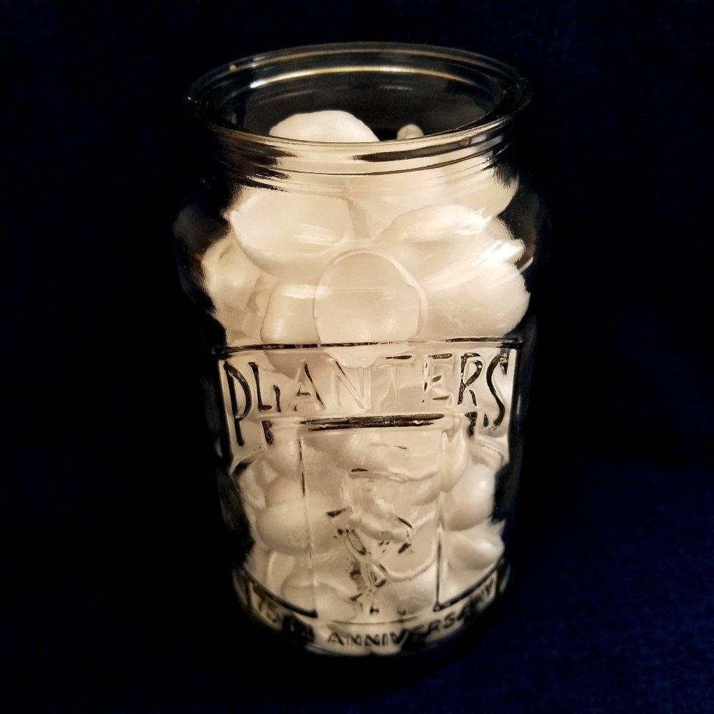 Vintage 75th Anniversary Planter's Peanut Jar without Lid